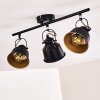 Safari Ceiling Light black-gold, 3-light sources