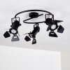 LICHINGA Ceiling Light black, 3-light sources