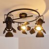LICHINGA Ceiling Light black, 3-light sources