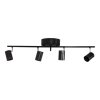 By Rydens CORRECT Ceiling Light black, 4-light sources