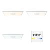 Brilliant ODELLA Ceiling mounting panel LED white, 1-light source, Remote control, Colour changer