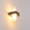 Kekenis Outdoor Wall Light LED anthracite, 1-light source