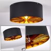 TOGO Ceiling Light brass, black, 1-light source