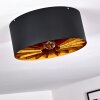 TOGO Ceiling Light brass, black, 1-light source