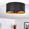 TOGO Ceiling Light brass, black, 1-light source