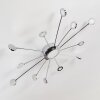 MIRROR Ceiling light LED chrome, 1-light source, Remote control