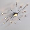 MIRROR Ceiling light LED chrome, 1-light source, Remote control