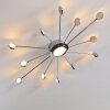 MIRROR Ceiling light LED chrome, 1-light source, Remote control