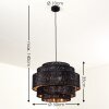 Liared Pendant Light black, 1-light source