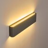 TINGLEV Outdoor Wall Light LED grey, 2-light sources