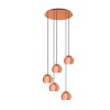 EGLO ROCAMAR Pendant Light copper, 5-light sources