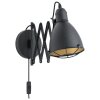 EGLO TREBURLEY Wall Light gold, black, 1-light source