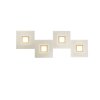 Grossmann KARREE Wall Light LED Champagne, 4-light sources