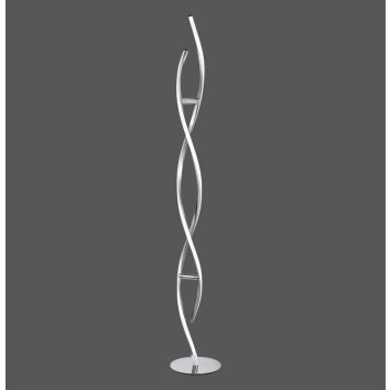 Paul Neuhaus POLINA Floor Lamp LED stainless steel, 2-light sources
