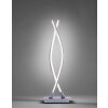 Leuchten-Direkt MAJA Table Lamp LED stainless steel, matt nickel, 2-light sources