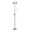 Wofi REMY floor lamp LED matt nickel, 2-light sources