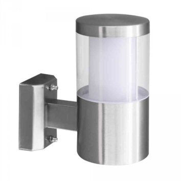 Eglo BASALGO 1 outdoor wall light LED stainless steel, 1-light source
