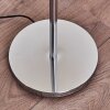 NAUELA Floor Lamp brushed steel, 3-light sources