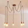 Tenna Pendant Light copper, black, 5-light sources