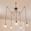 Tenna Pendant Light copper, black, 5-light sources