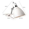 Steinhauer SPRING Clamp light white, 1-light source