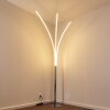 HORPMAAL Floor Lamp LED chrome, 3-light sources