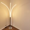 HORPMAAL Floor Lamp LED chrome, 3-light sources