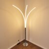 HORPMAAL Floor Lamp LED chrome, 3-light sources