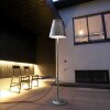 Nordlux FUSE outdoor floor lamp galvanized, 1-light source