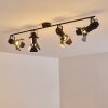 LICHINGA ceiling spotlight black, 4-light sources