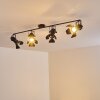 LICHINGA ceiling spotlight black, 4-light sources