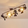 LICHINGA ceiling spotlight black, 4-light sources