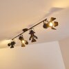 LICHINGA ceiling spotlight black, 4-light sources