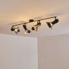 LICHINGA ceiling spotlight black, 4-light sources