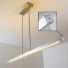 Masterlight Real hanging light LED aluminium, matt nickel, 1-light source