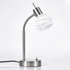 Globo ELLIOTT table lamp matt nickel, 1-light source