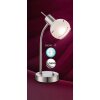 Globo ELLIOTT table lamp matt nickel, 1-light source