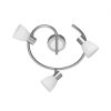 Trio CARICO ceiling spotlight LED matt nickel, 3-light sources