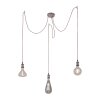 Leuchten Direkt DIY Pendant Light copper, 3-light sources