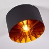 TOGO Ceiling Light brass, black, 1-light source