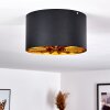 TOGO Ceiling Light brass, black, 1-light source