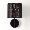 Liared Wall Light black-gold, 1-light source
