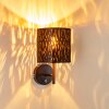 Liared Wall Light black-gold, 1-light source