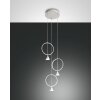 Fabas Luce SIRIO Pendant Light LED white, 3-light sources