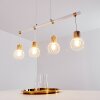 Koler Pendant Light Light wood, white, 4-light sources