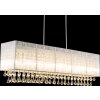 Globo SIERRA Pendant Light LED chrome, 8-light sources