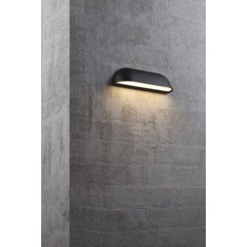 FRONT26 Wall Light Design by Nordlux LED black, 1-light source