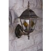 Antibes outdoor wall light brown, gold, 1-light source