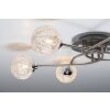 Paul Neuhaus WOMBLE ceiling light stainless steel, 6-light sources