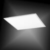 Leuchten Direkt LS-FLAT Ceiling Light LED white, 1-light source, Remote control, Colour changer